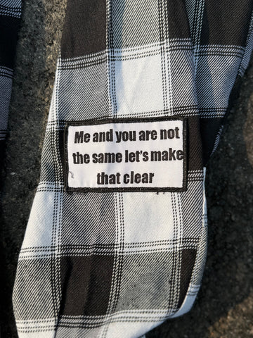 Go krazzy flannel long sleeve shirt