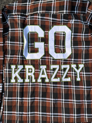 Go krazzy flannel shirt long sleeve