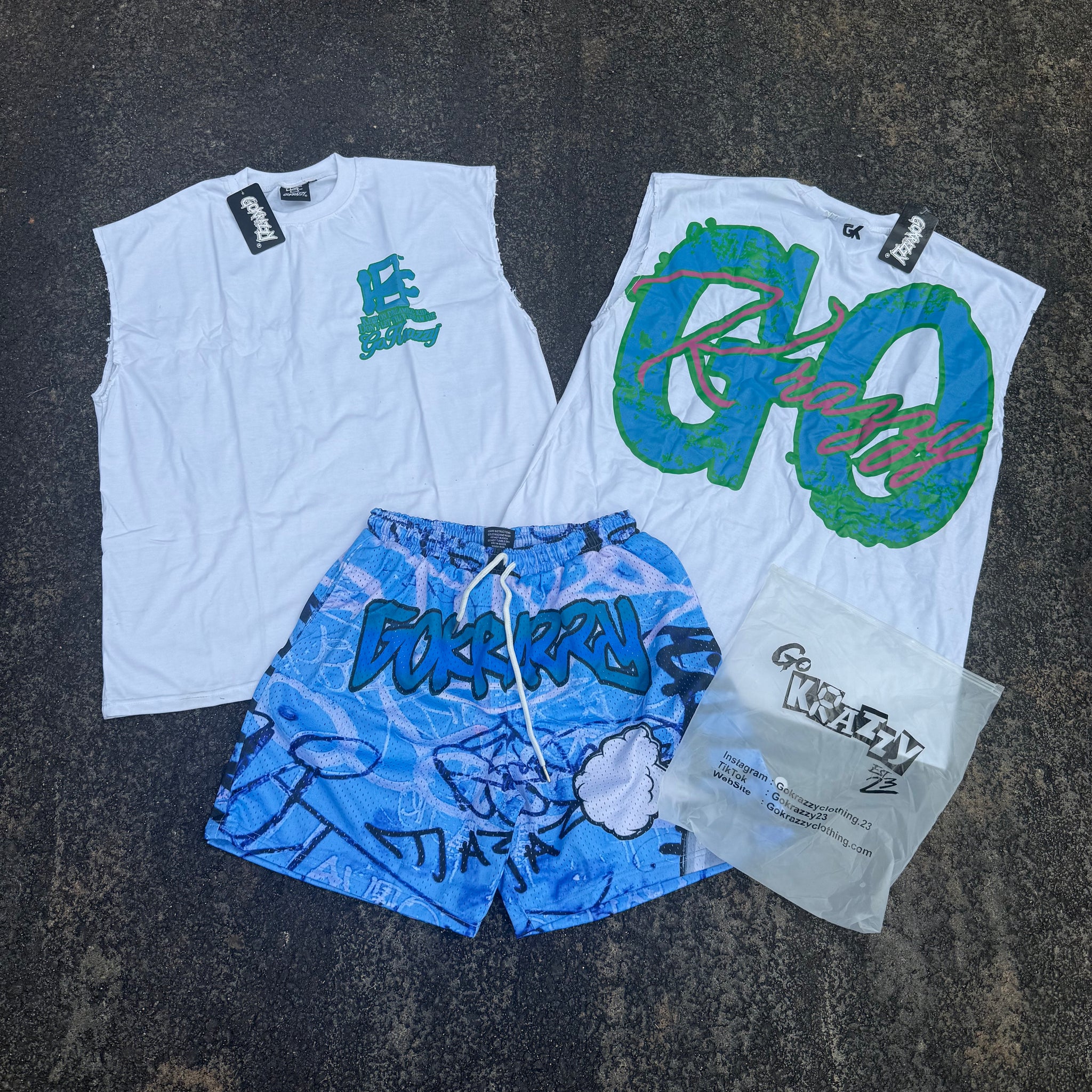 Go krazzy graffiti two piece set