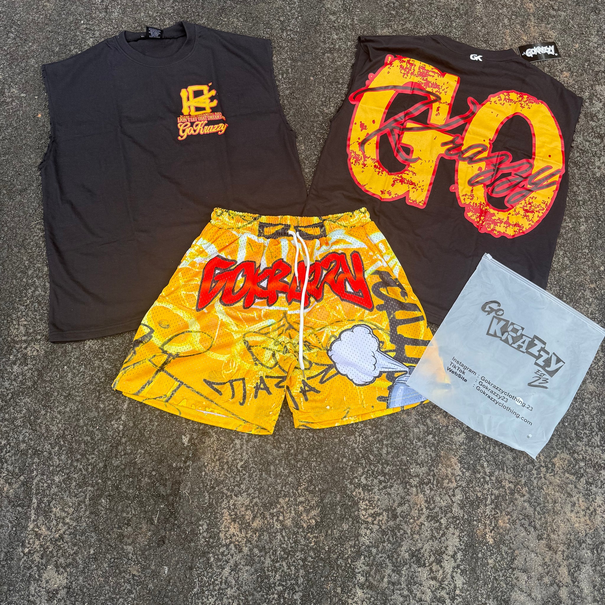 Go krazzy graffiti two piece set
