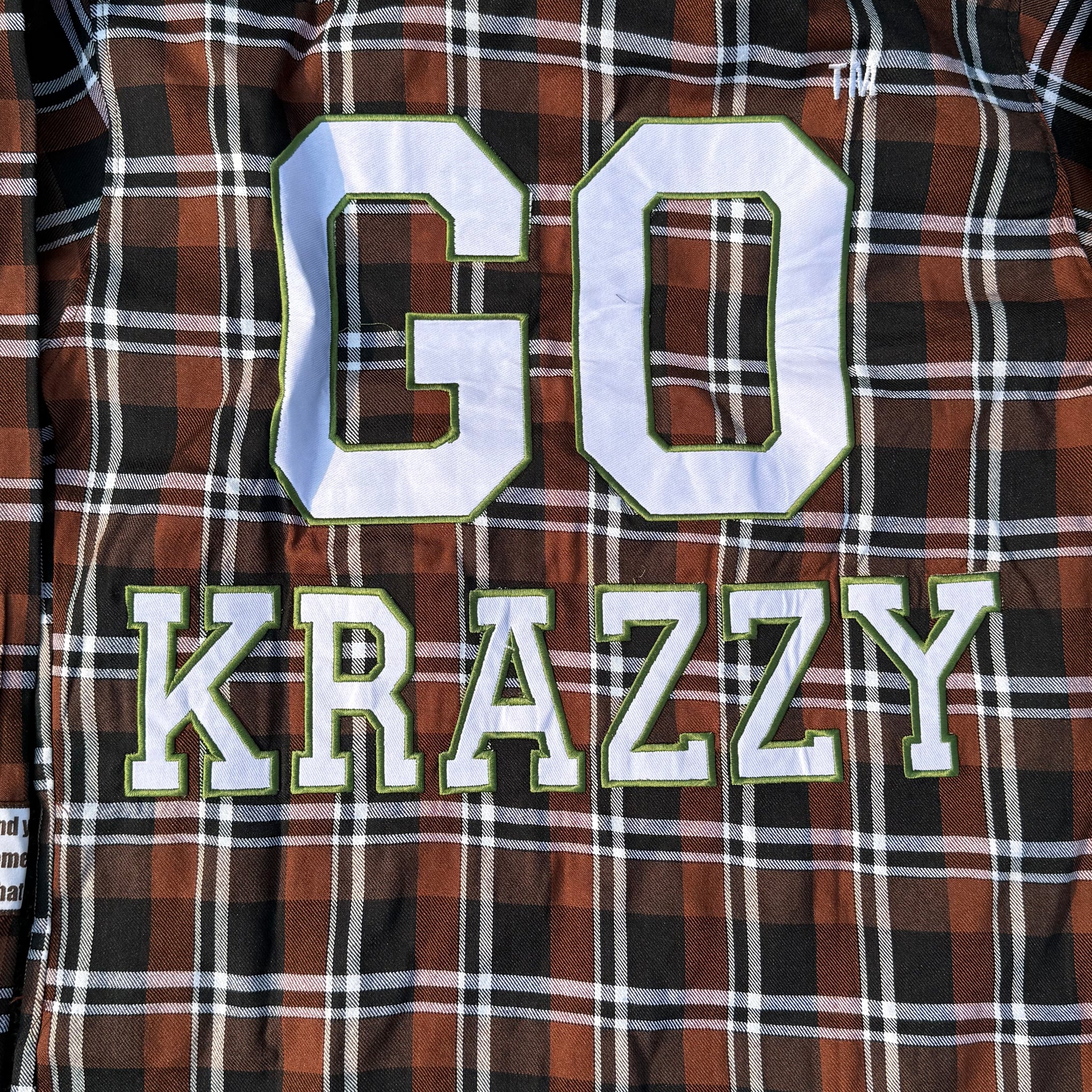 Go krazzy flannel shirt long sleeve