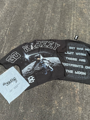 Astronaut oversized go krazzy tee